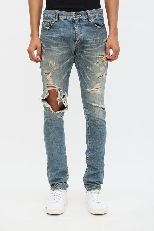 Saint Laurent Distressed D02 Jeans