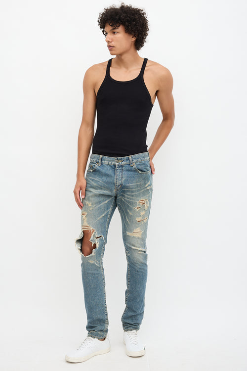 Saint Laurent Distressed D02 Jeans