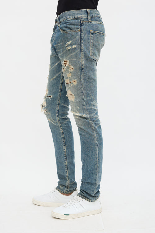 Saint Laurent Distressed D02 Jeans