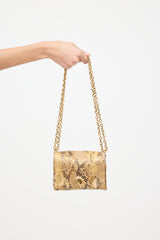 Saint Laurent Exotic Leather Chain Shoulder Bag
