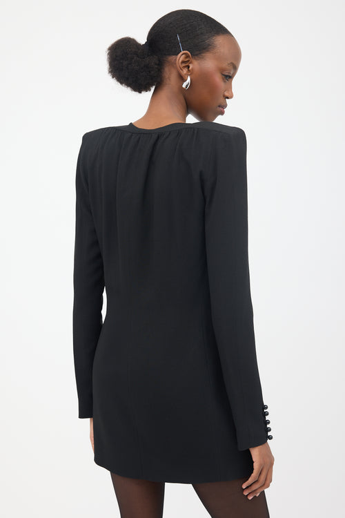 Saint Laurent FW 2017 Crepe Mini Dress