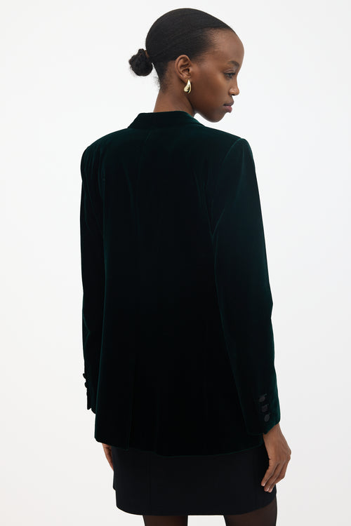 Saint Laurent FW 2017 Velvet Tuxedo Blazer