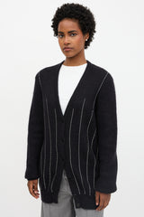 Saint Laurent Fall 2015 Mohair Crystal Cardigan