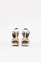 Saint Laurent Embossed Tribute Pump
