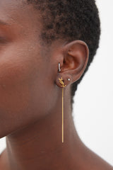 Saint Laurent Cassandre Drop Single Earring