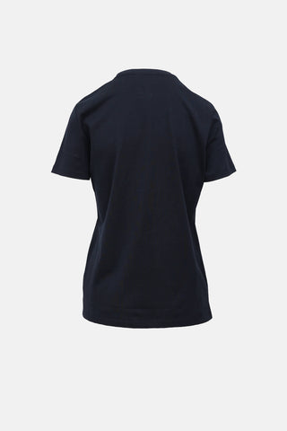 Saint Laurent Flocked Logo T-Shirt