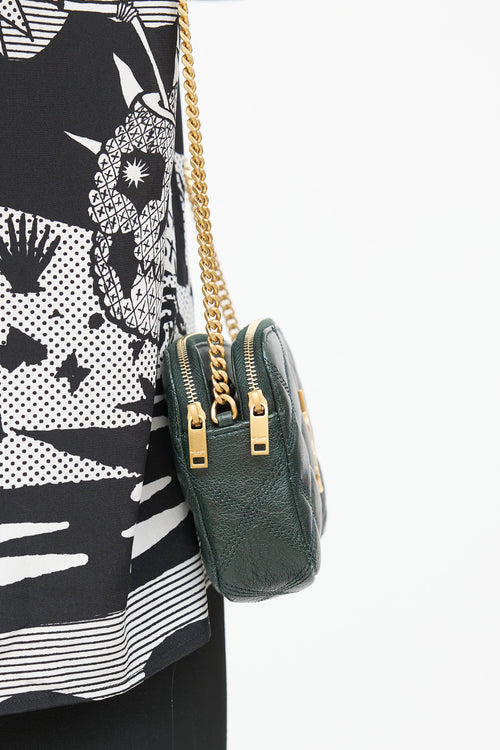 Saint Laurent Quilted Leather Becky Bag