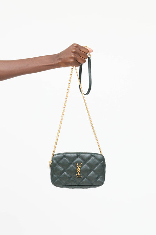 Saint Laurent Quilted Leather Becky Bag
