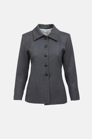Saint Laurent Button Up Blazer