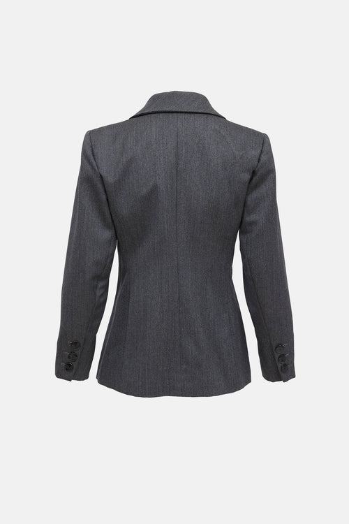 Saint Laurent Button Up Blazer