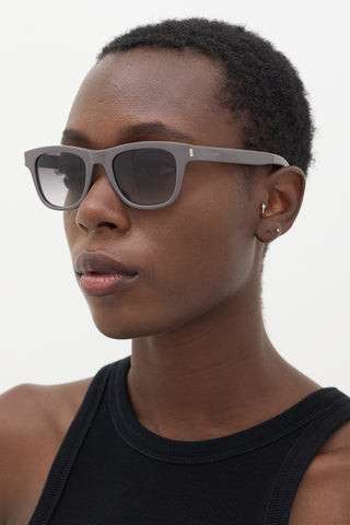 Saint Laurent Grey Classic 2 Wayfarer Sunglasses