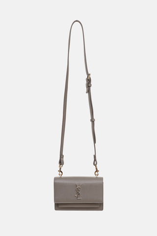 Saint Laurent Sunset Leather Wallet On Chain