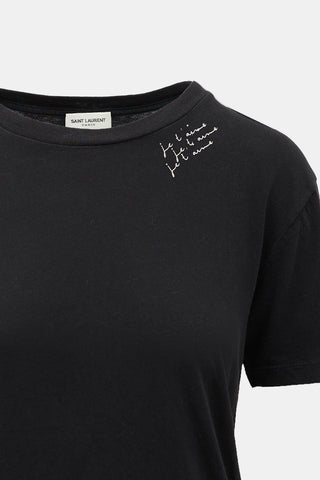 Saint Laurent Je T'Aime T-Shirt