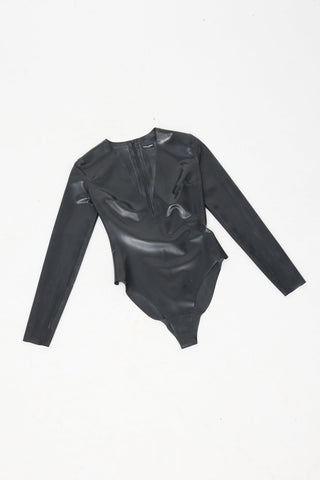 Saint Laurent Latex Bodysuit