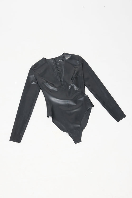 Saint Laurent Latex Bodysuit