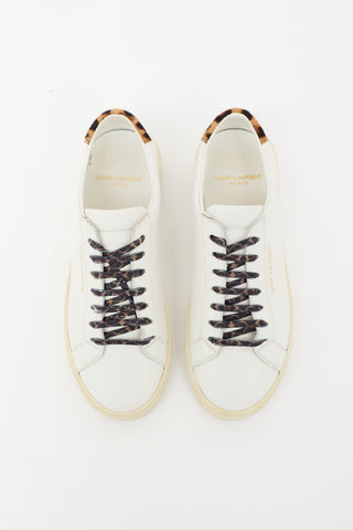 Saint Laurent Leather Andy Sneaker