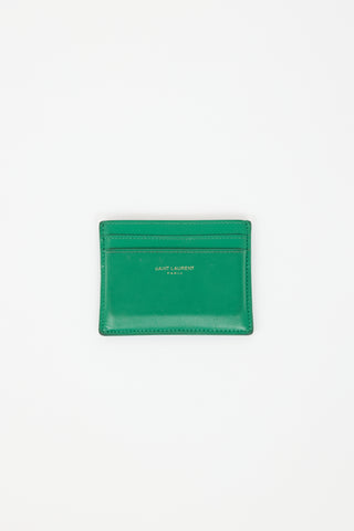 Saint Laurent Leather Card Holder
