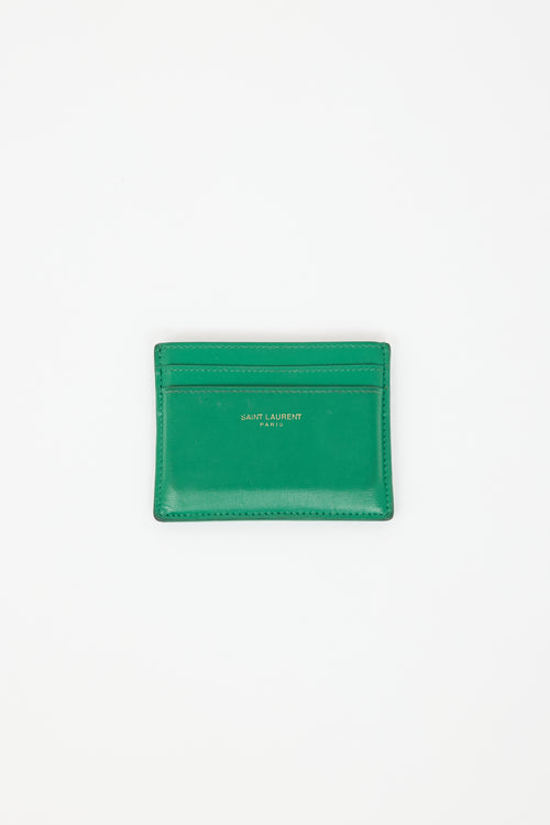 Saint Laurent Leather Card Holder