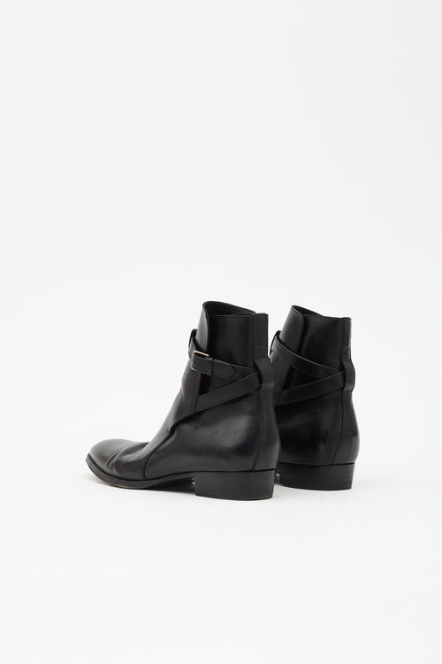 Saint Laurent Leather Chelsea Boot