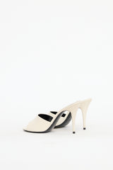 Saint Laurent Leather Heeled La 16 Mule