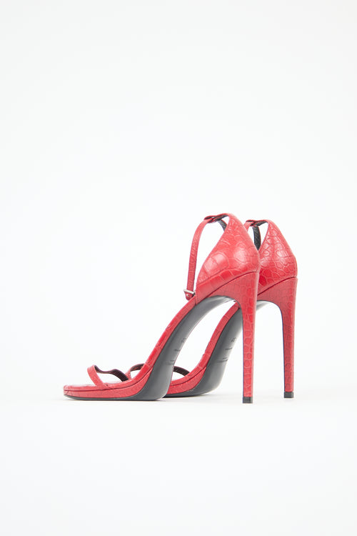 Saint Laurent Leather Jane Heel