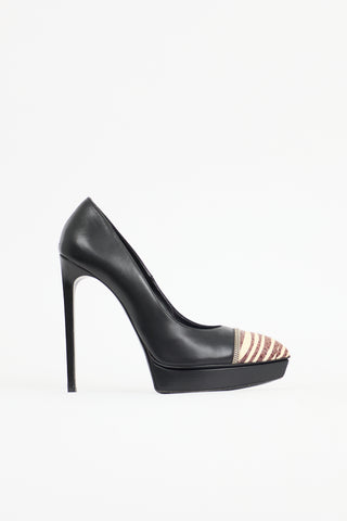 Saint Laurent Leather Janis Pump