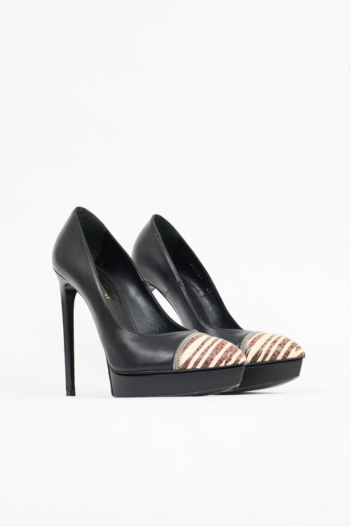 Saint Laurent Leather Janis Pump
