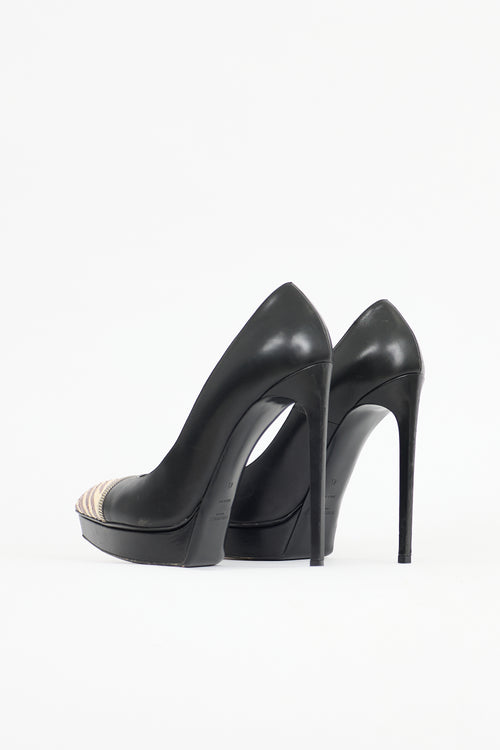 Saint Laurent Leather Janis Pump