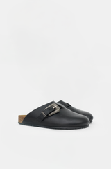 Saint Laurent Leather Jimmy Clog Mule