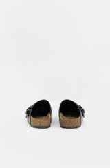 Saint Laurent Leather Jimmy Clog Mule