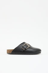 Saint Laurent Leather Jimmy Clog Mule