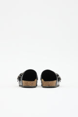 Saint Laurent Leather Jimmy Clog Mule