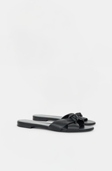 Saint Laurent Leather Knotted Bianca Sandal