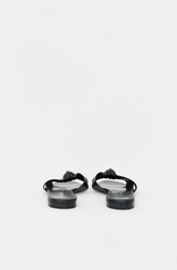 Saint Laurent Leather Knotted Bianca Sandal