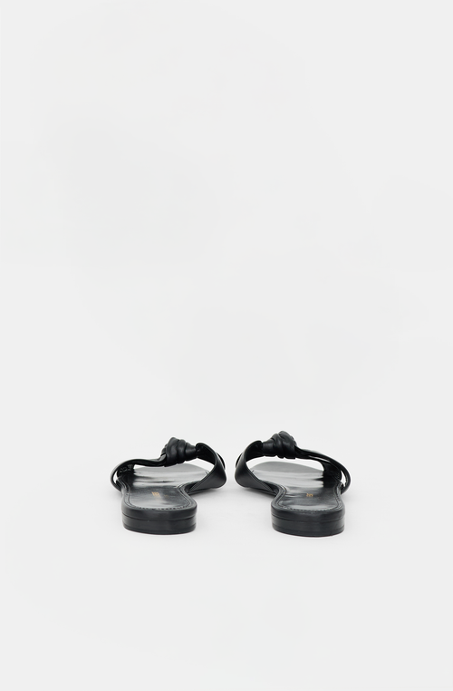 Saint Laurent Leather Knotted Bianca Sandal