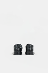 Saint Laurent Leather Logo Penny Loafer