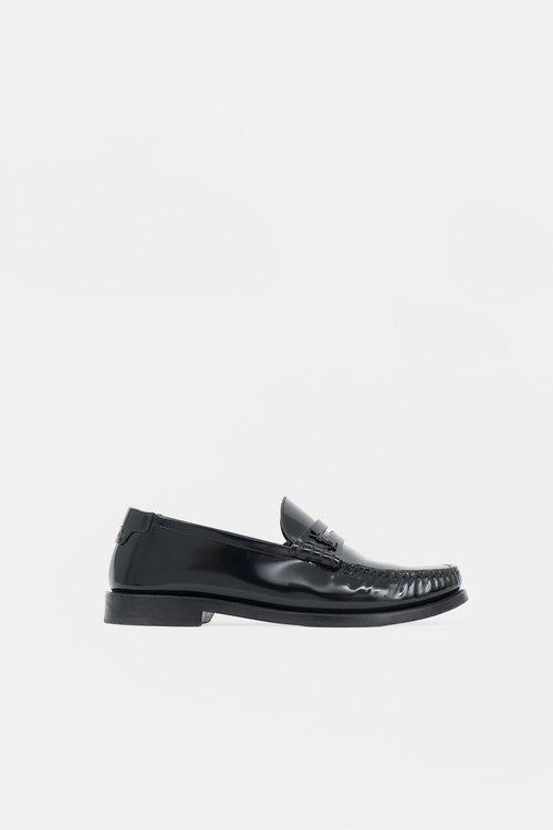 Leather Logo Penny Loafer