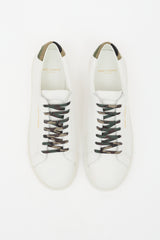 Saint Laurent Leather Low Top Sneaker
