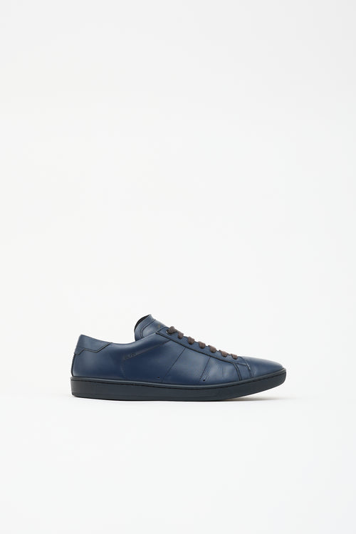 Saint Laurent Leather Low Top Sneaker