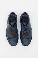 Saint Laurent Leather Low Top Sneaker