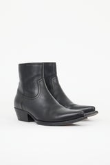 Saint Laurent Leather Lukas 40mm Boot