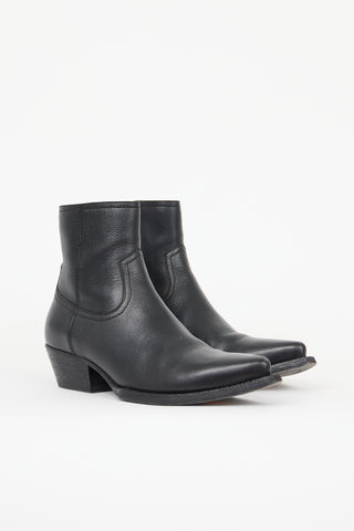 Saint Laurent Leather Lukas 40mm Boot