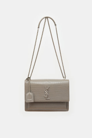 Saint Laurent Leather Medium Sunset Bag