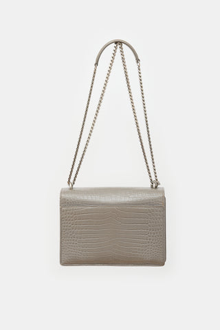 Saint Laurent Leather Medium Sunset Bag