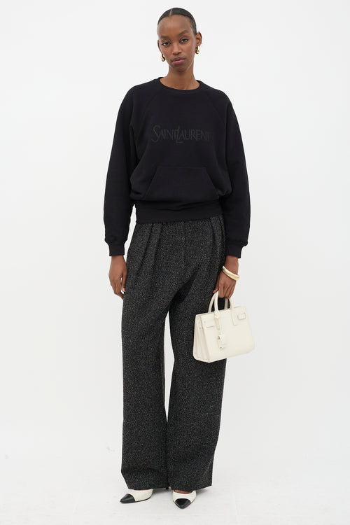 Saint Laurent Leather Nano Sac Du Jour Bag