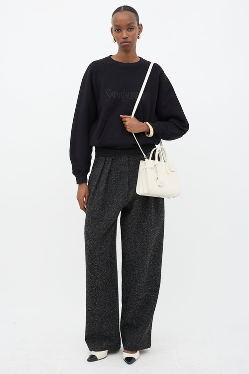 Saint Laurent Leather Nano Sac Du Jour Bag