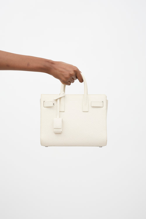 Saint Laurent Leather Nano Sac Du Jour Bag