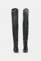 Saint Laurent Leather Niki Thigh Boot