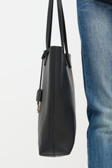 Saint Laurent Leather North South Shopping Tote