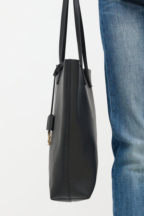 Saint Laurent Leather North South Shopping Tote